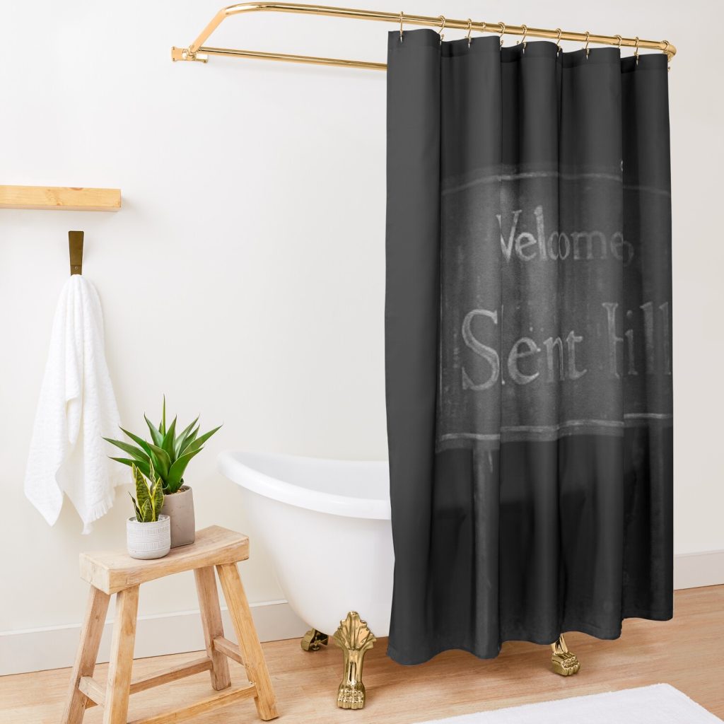 Welcome To Silent Hill Shower Curtain Official Silent Hill Merch