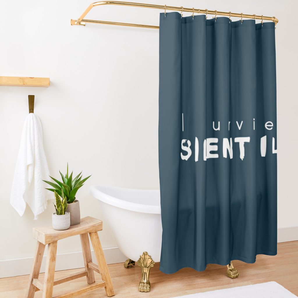 I Survived Silent Hill Shower Curtain Official Silent Hill Merch