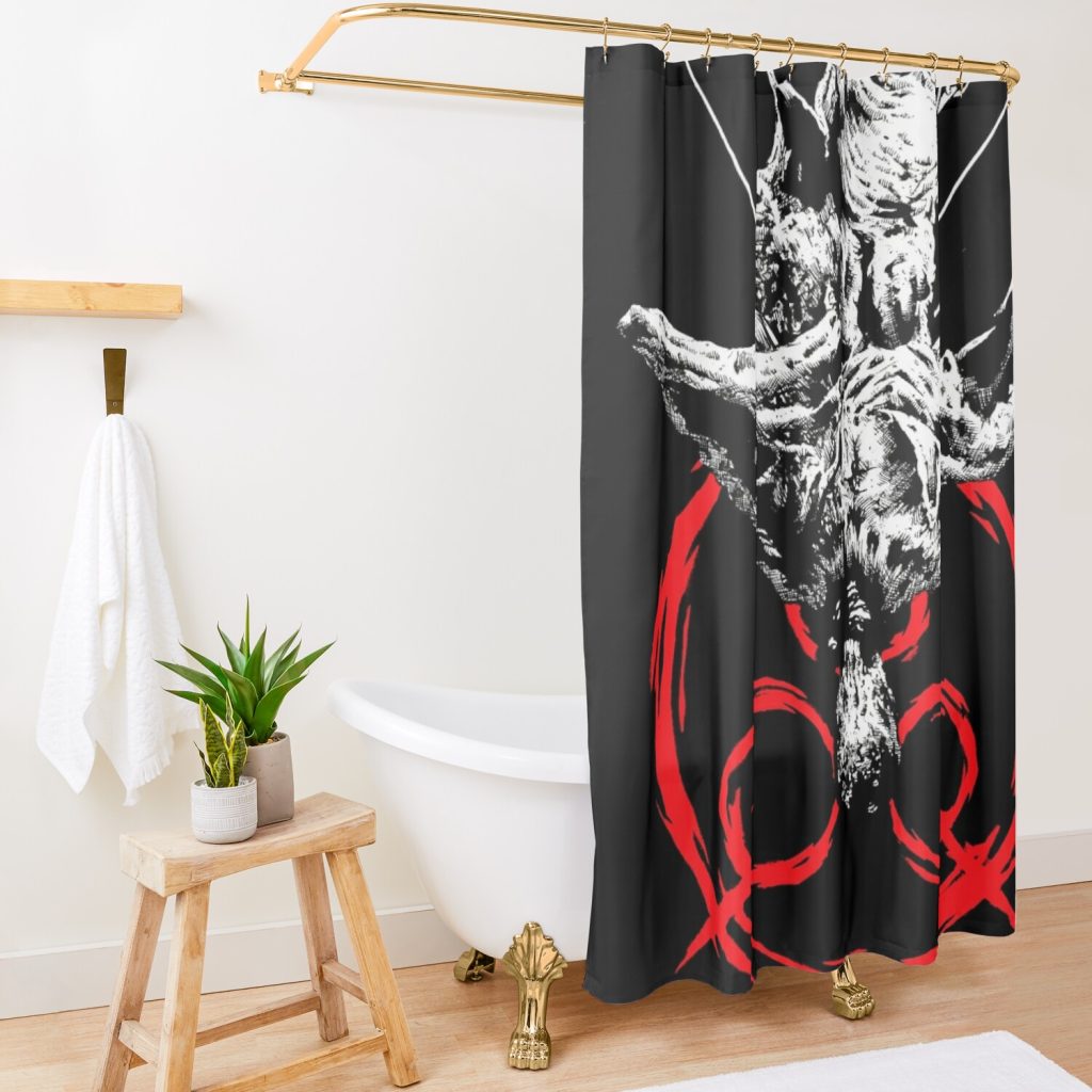 Sepulcher Silent Hill Homecoming Shower Curtain Official Silent Hill Merch