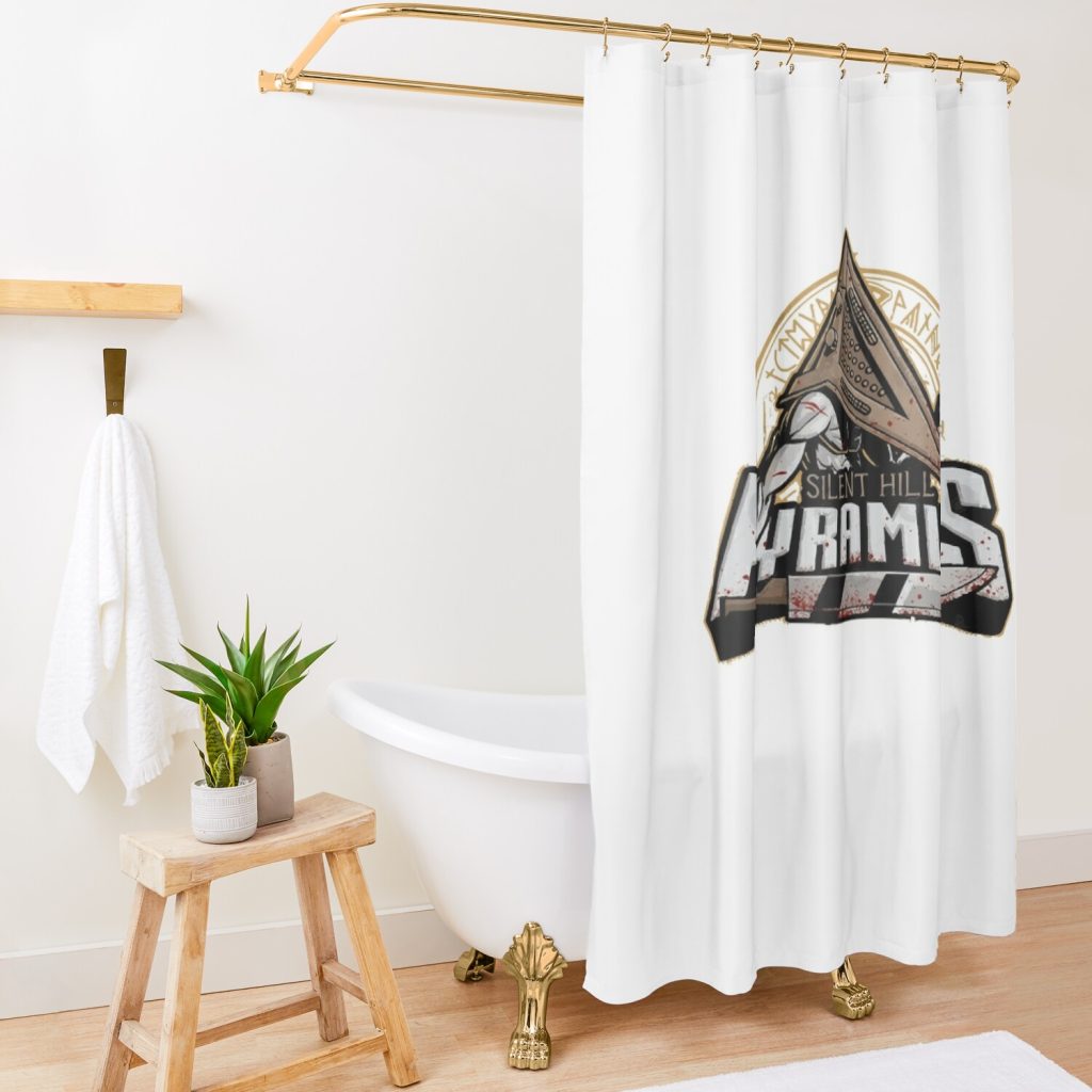 Silent Hill Pyramids - Sports Team Shower Curtain Official Silent Hill Merch