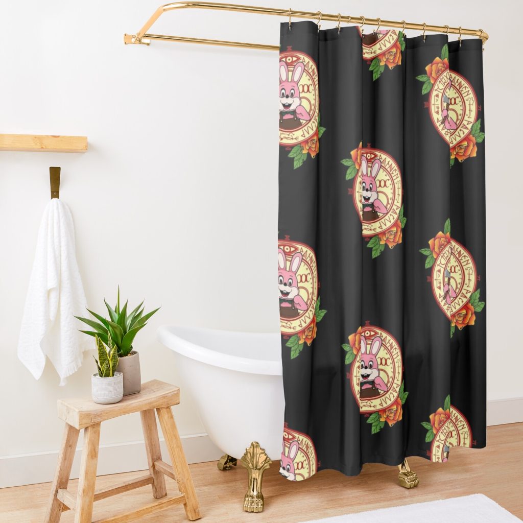 Robbie The Rabbit - Silent Hill 3 (Yellow Version) Shower Curtain Official Silent Hill Merch