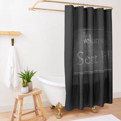 Welcome To Silent Hill Shower Curtain Official Silent Hill Merch