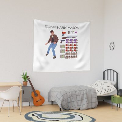 Silent Hill - Harry Mason Inventory Tapestry Official Silent Hill Merch