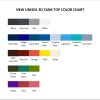 tank top color chart - Silent Hill Merch